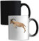Aoudad Barbary Sheep Jumping Horns Farbwechsel-Becher Weiß One Size
