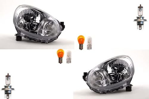 Johns, passend für Nissan Micra Scheinwerfer K13 05/10-05/13 + Leuchtmit. Set li. rech.