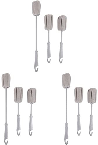 iplusmile 9pièces Brosse De Nettoyage Pour Bouteilles Et Verres Avec Brosse Éponge Pour Biberons Et