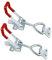 2 PCS Heavy Duty Toggle Clamp Latch 4003 Adjustable Latch Hardware, 1320Lbs Holding Capacity, Quick Release Pull Latch Clamp for Box Case Trunk, Industrial EquiIpment, Smoker Door and More (7.5inch)