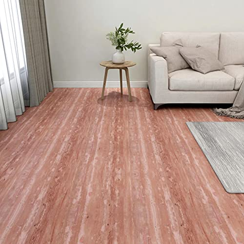 Festnight PVC Bodenbelag Selbstklebend Bodenfliesen Selbstklebend Laminat Selbstklebend Klebefliesen Boden PVC Bodenfliesen PVC-Fliesen Selbstklebend 20 STK. 1,86 m² Rot