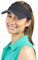 TrailHeads Visor Cap Damen - Sonnenschild Damen zum Laufen, Golf und Tennis – Recyceltes Tennis Cap Damen - Schwarz