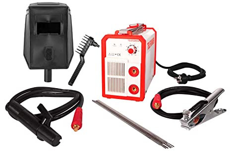 Telefunken Inverter Schweißgerät 140A TISG MIG MAG/mit Schweißsieb, Kombi-Drahtbürste, Schlackenhammer