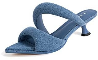JW PEI Sara Sandali Mule con Tacco da Donna