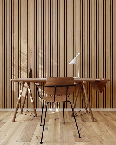 Moisture-Proof Slat Wall Panel - Volga Panels (Walnut)