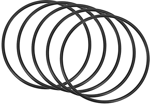 QUARKZMAN 5 Stücke Nitrilkautschuk Gummiringe für Reparatur 70mm x 64mm x 3mm für Wasserhahn Klempner Reparatur Dichtung Verbindung, Schwarz