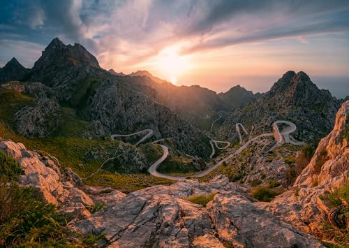 Ravensburger Puzzle 12000251 - Serra de Tramuntana, Mallorca - 1000 Teile Puzzle, Beautiful Mountains Kollektion, für Erwachsene und Kinder ab 14 Jahren