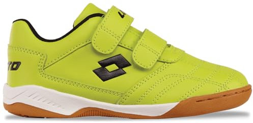 LOTTO Sneaker Unisex per Bambini, Nero Lime., 31 EU