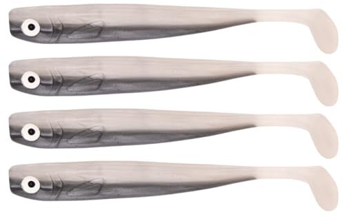 Zanderbait 16cm Fischli, Angelköder, Kunstköder, Zanderbait, Zanderköder, Softbait, Gummifisch, Gummiköder, Lieferumfang 4 Stück.