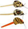 TTcat 3PCS Cat Toys Mice with Catnip Matatabi Silvervine Powder,Interactive Catch Play Mouse Toy for Indoor Cats,Kittens