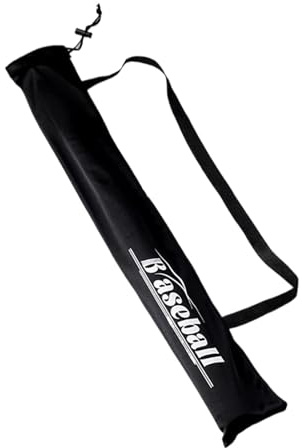 Luckxing Baseballschläger-Einkaufstasche, Schlägertaschen für Baseball,Faltbare Baseballschläger-Organizer-Tasche | Schwarze Tragetasche mit Riemen, verdickte Umhängetasche für Anfänger,