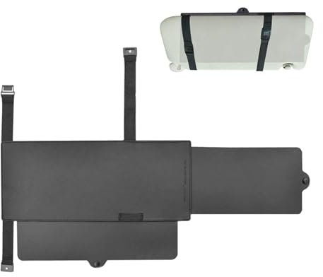 Extension de pare-soleil de voiture avec lentille PC | Protection Vitre Voiture, Filtre UV et Visière Réglable pour Cécité de Neige, Brouillard, Rayons UV