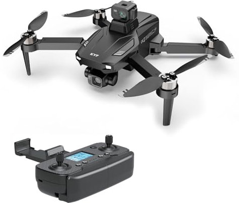 KYF-KIT Drone Caméra Gimbal 3 axes Capteur 360° 8K HD + Casque VR + Piste d’attérissage