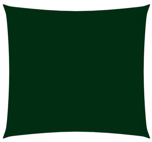 Helloshop26 02_0009512 - Vela para sombrilla (4 x 4 m), color verde oscuro