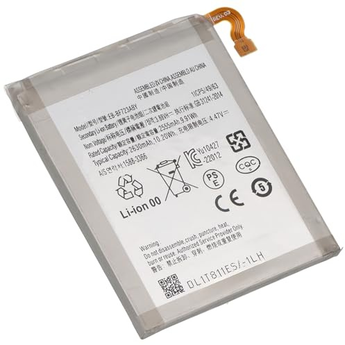 Akku kompatibel mit Samsung Galaxy Z Flip 4, SM-F721B, Li-Polymer, 3,8V, 2630mAh, 10,0Wh, ohne Werkzeug