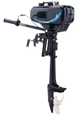 Elektro-Bootsmotor, 2-Takt-Außenbordmotor Mit 3,5 PS, Marine-Benzinpropeller, Propellerboot, Hännder Propeller, Kleiner Benzinmotor,für Schlauchboote, Fischerboote