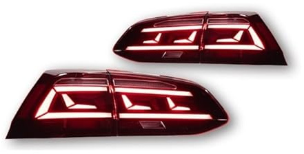 Scheinwerfereinheit für VW Golf 7 Variant LED-Rücklicht 2013–2020 für Golf 7.5 Sport Nebelschlussleuchte Bremslicht Blinker Autozubehör Rücklicht Frontscheinwerfereinheit