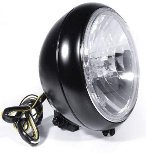 Scheinwerfer 7 Klarglas für Harley Davidson Fat Boy Heritage Chopper
