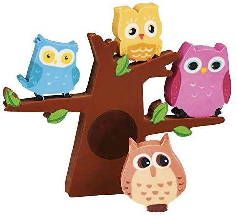 Moses 30795 Radiergummi-Set Eulenbande