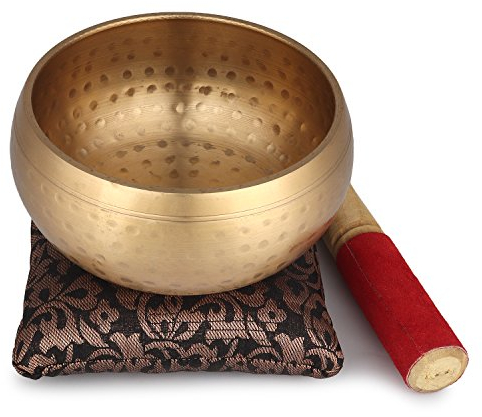 Zap Impex® Beau Nouveau bol en laiton martelé à la main Bol chantant tibétain Méditation Yoga Bol chantant