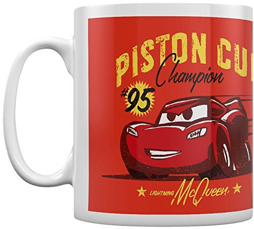 Pyramid International AFMG24663 Cars 3 (Legend of The Track-McQueen) Official Boxed Ceramic Coffee/Tea Mug, Paper, Multi-Colour, 11 x 11 x 1.3 cm