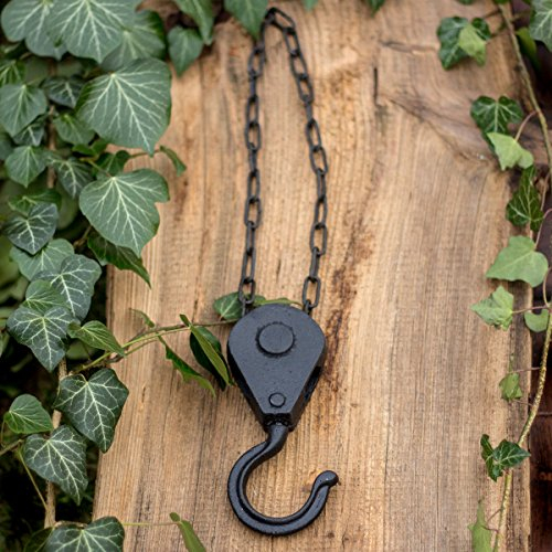 Antikas - Dekorative Seilwinde, Blumentopfhalter, Haken mit Stil, Aufhängung wie antik