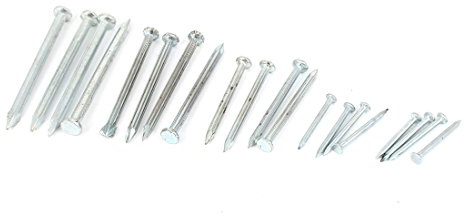 Aexit Hardware Fittings 60mm 50mm 40mm 25mm Long Iron Nails 20 Pcs (926348dafa38276174b023b633775660)
