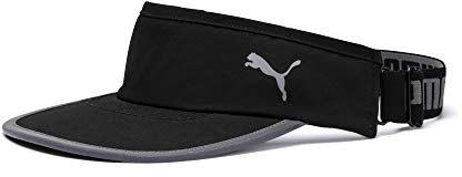 PUMA Running Visor, Black, Intadult