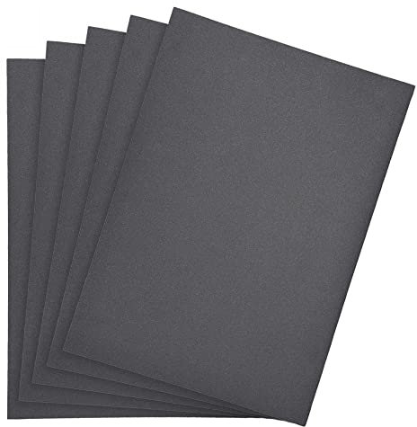 sourcing map Papier de verre imperméable humide sec grain 500 280 x 230 mm 5Pcs