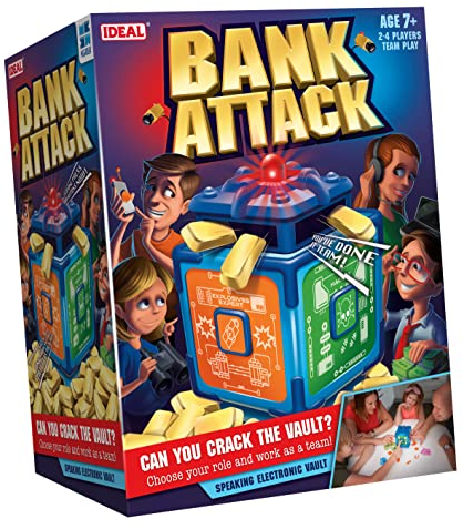 IDEAL, Bank Attack: The Electronic, Cooperative Escape Game!, Family Games, for 2-4 Players, Ages 7+