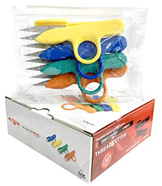 Golden Eagle Rechts/links Schneiderschere in weichem Vinylbeutel, 4 Stück pro Packung (4 Stück gelb)
