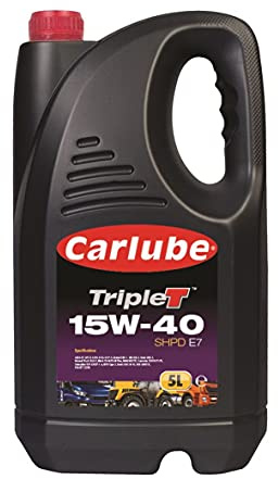 Carlube KAJ050 Triple T 15w40 SHPD E7 Engine Oil 5 Litre x 2