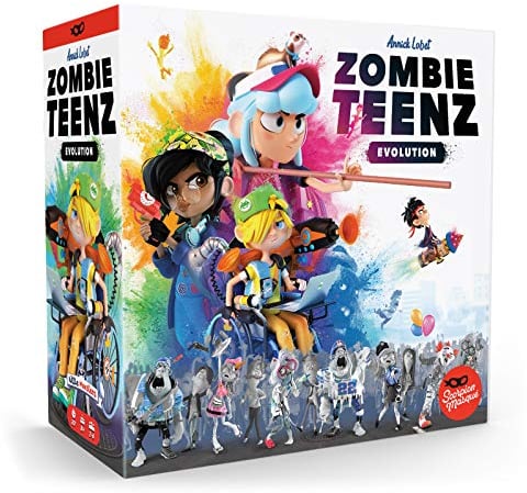 Scorpion Masqué | Zombie Teenz Evolution | Board Game Age 8+ | Ages 8+ | 2-4 Players | 20 Minutes Playing Time