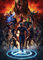 Komar Marvel Vlies Fototapete - Avengers vs Thanos - Größe: 200 x 280 cm (Breite x Höhe) - Kinderzimmer, Tapete - IADX4-073