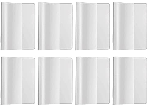 Colorful Outdoor 8 Stück Impfpass Hülle - Klare wasserdichte Schutzhülle für den neuen Impfpass Impfbuch 2021 Internationaler Impfpass Impfausweis