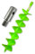 Trivella WERHE® Profi, trivella per la perforazione della macchina 150 mm a doppio albero robusto con adattatore m14 - trivella per pali trivella per pozzi punta precisa.