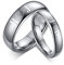 Personalisierte Paare Ringe, Angepasst Name Wolframkarbid gewölbtes einfaches minimalistisches Band, sein & ihr passendes Versprechen Verlobung Ehering Set für Herren Damen, Geschenke für Valentinstag