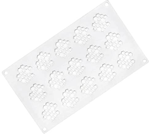 Silikon-Bienenwabenformen, Bienenwaben, Silikon, Fondant-Kuchenform | Hummel-Silikonform für Schokolade, Kuchendekoration, Silikon-Backform für Cupcakes A/a