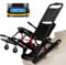 Elektrischer Treppenliftstuhl, zusammenklappbarer leichter Treppenrollstuhl Power Crawler Senioren-Treppenstuhl, elektrischer Handwagen-Treppensteiger, Aluminiumlegierung, Belastung 160 kg,Black