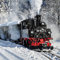 20 Servietten Eisenbahn in Winterlandschaft | Lokomotive | Zug | Erzgebirge | Schnee | Winter | Weihnachten | Tischdeko | Decoupage | Serviettentechnik 33x33cm