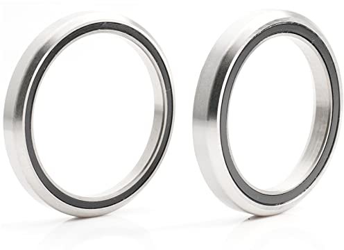 ACB3544 ACB3344 Rennrad-Steuersatzlager, Größe 33x44x6 mm 35x44x5,5 mm 36x45 Grad Chromstahl Kegeliger oberer unterer ACB-Lagersatz, Teilereparatur für FSA Fahrradkurbel (2 Stück)