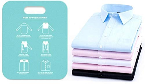 Zerodis Clothes Folding Board, Plastic T Shirt Folding Board Clothes Folder for Laundry Home