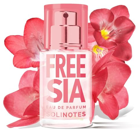 SOLINOTES Freesia Damen Parfüm, blumiger und wohltuender Duft, ideal geschenkhaft, 15ml