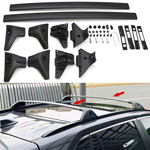Schwarzer Aluminium Dachträger Querträger für RAV4 2019 2020 2021 2022