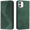 NEXCURIO Handy Hülle für Apple iPhone 12 Mini Handyhülle mit Kartenfäch Klapphülle Klappbar Schutzhülle Leder Flip Wallet Case Cover Tasche Handytasche Stoßfeste - Grün