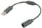 Srliya Ctroller Gamepad 10×3×1 Ersatz Wired Controller USB Breakaway Adapter Verbindungskabel Für XBOXS360 Grau