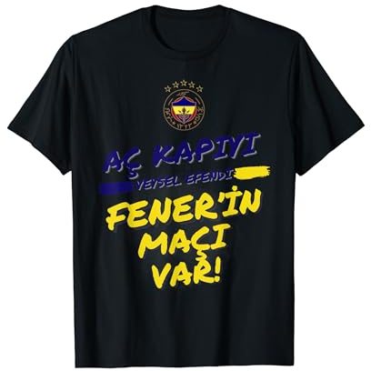 Fenerbahce - Fener'in Maci Var (Black Edition) T-Shirt