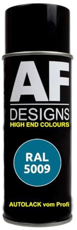 RAL5009 AZURBLAU - Spray de pintura brillante para coche