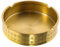 LIFKOME Metal Ashtray Mit Retro-design Reinem Messing Für Und Büro Rutschfeste Basis Praktisch Und Dekorativ Einfach Zu Reinigen
