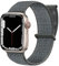 Maledan Nylon Armband Kompatibel mit Apple Watch Armband 44mm 45mm 46mm 49mm 42mm(Series 3/2/1), Verstellbare Sportband Kompatibel mit iWatch Series 11 10 9 8 7 6 5 4 3 2 1 SE Ultra, Wolkengrau